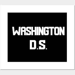 Washington District of Columbia DC Vintage Sports Design Nav Posters and Art